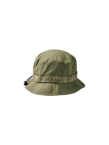 HALO RIBSTOP BUCKET HAT, IVY GREEN, packshot