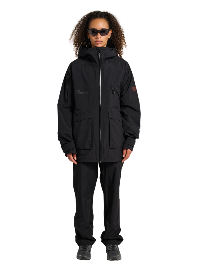 HALO GHOST SHELL JACKET, BLACK, model