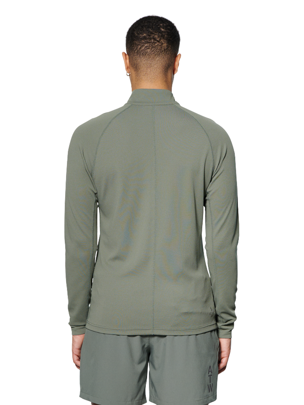 HALO SORONA HALF ZIP, AGAVE GREEN, model