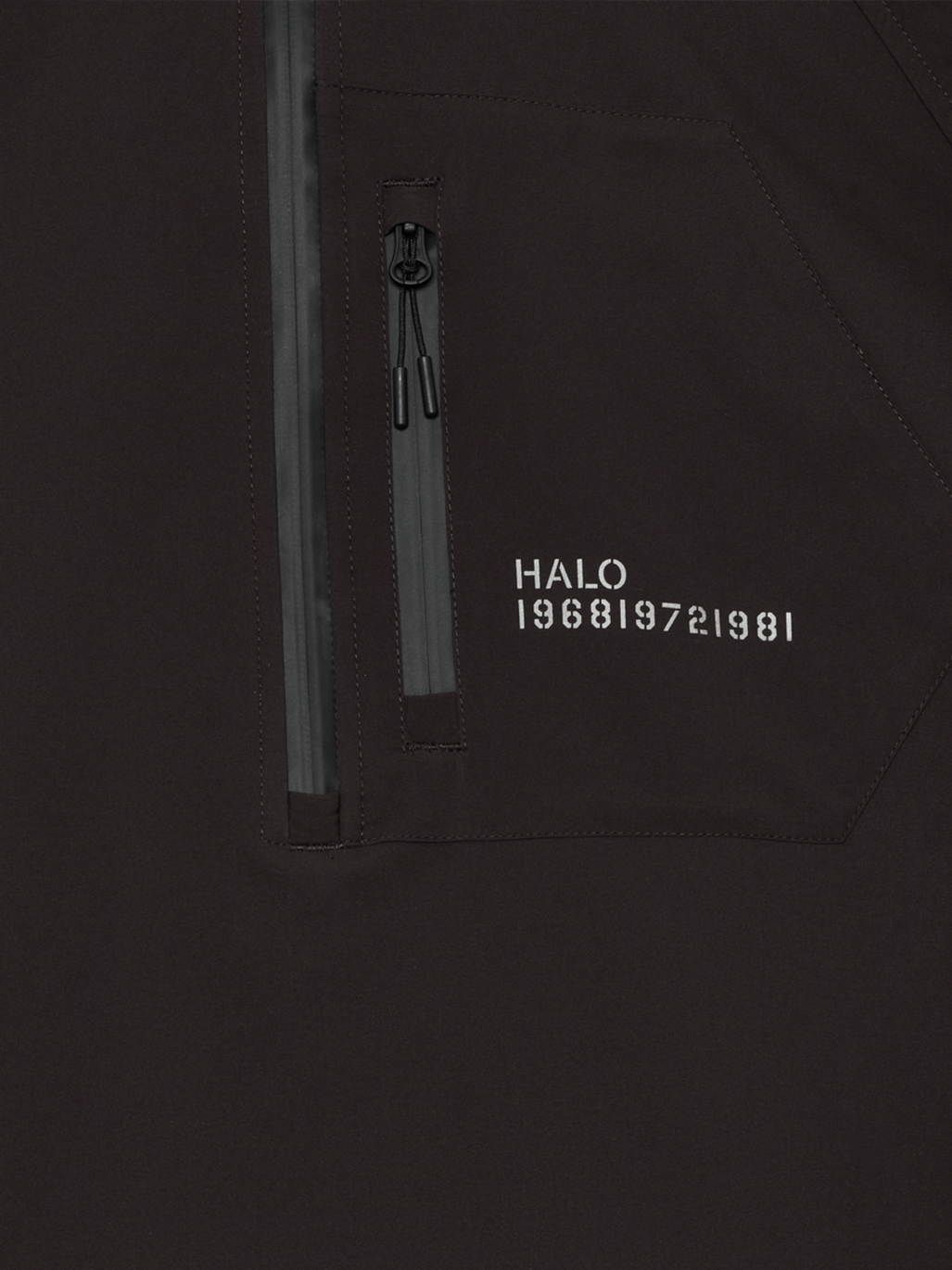 HALO ELITE SOFTSHELL HALF ZIP, CHOCOLATE TORTE, packshot