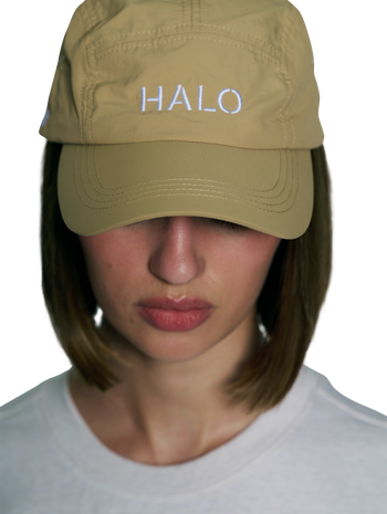 HALO NYLON CAP, CHINCHILLA, model