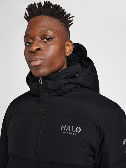 HALO DOWN PUFFER, BLACK, model