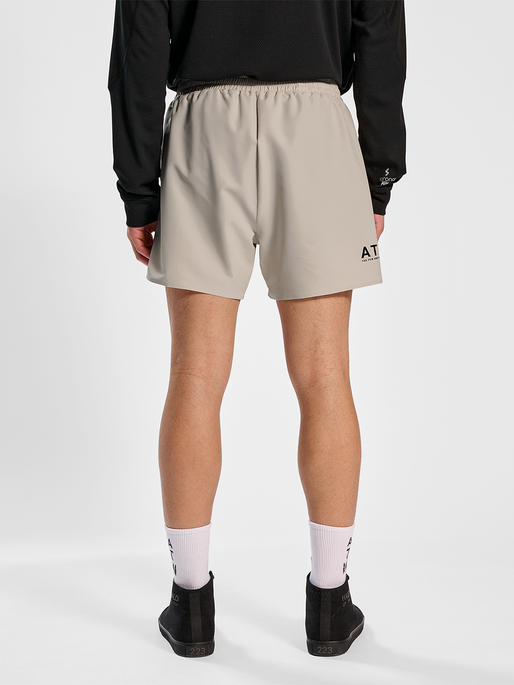 HALO 2-IN-1 TRAINING SHORTS, OYSTER GRAY, model