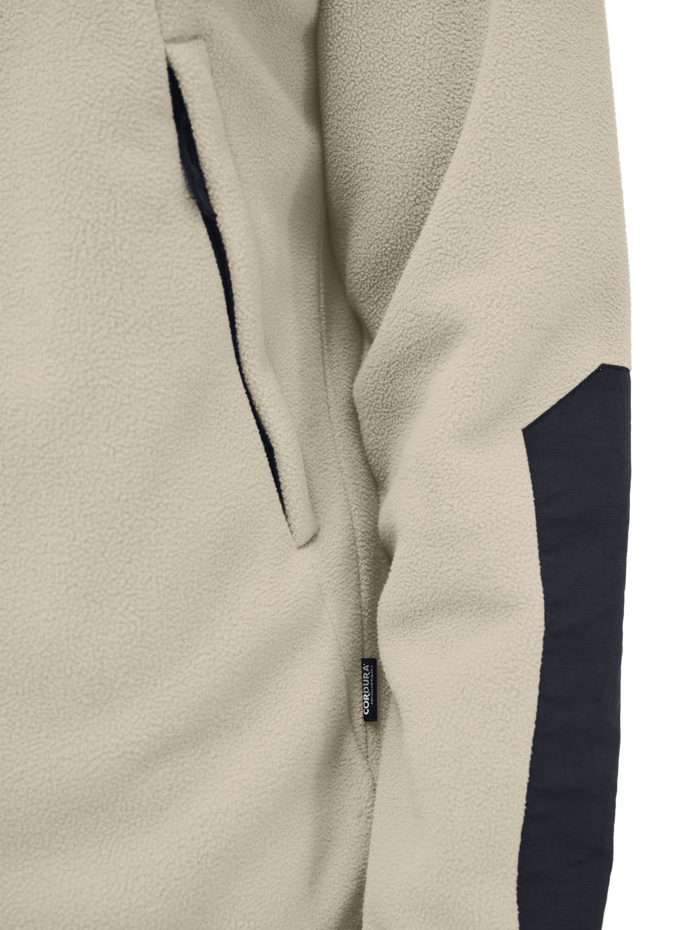 HALO BLOCKED ZIP FLEECE, SENECA ROCK, model