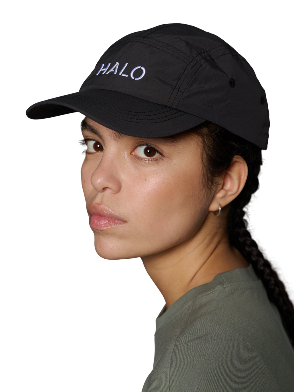 HALO NYLON CAP, RAVEN, model