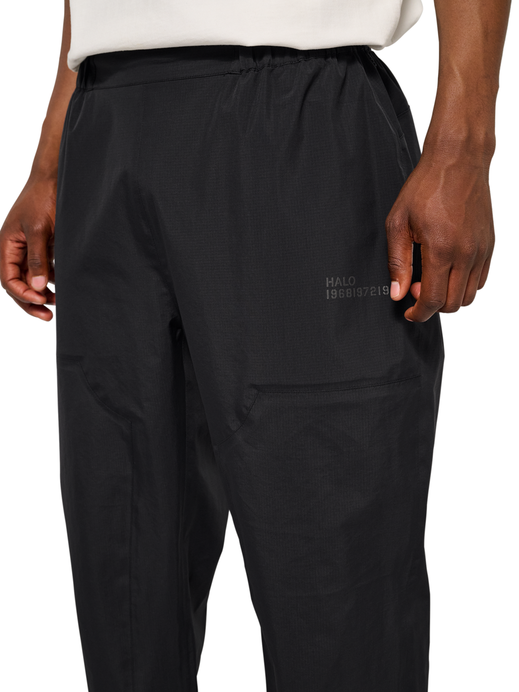 HALO GHOST SHELL PANTS, BLACK, model