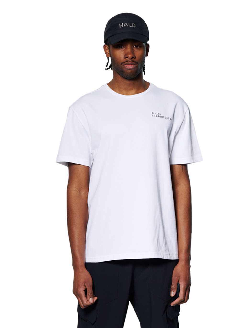 HALO AIRBORNE T-SHIRT, WHITE, model