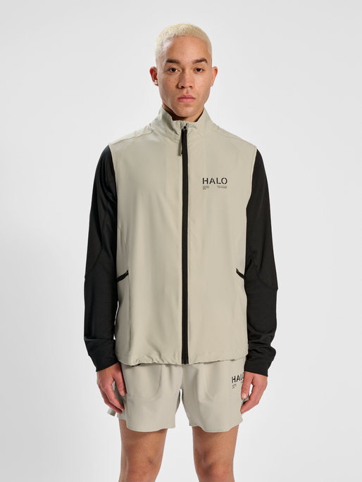 HALO TECH VEST, OYSTER GRAY, model