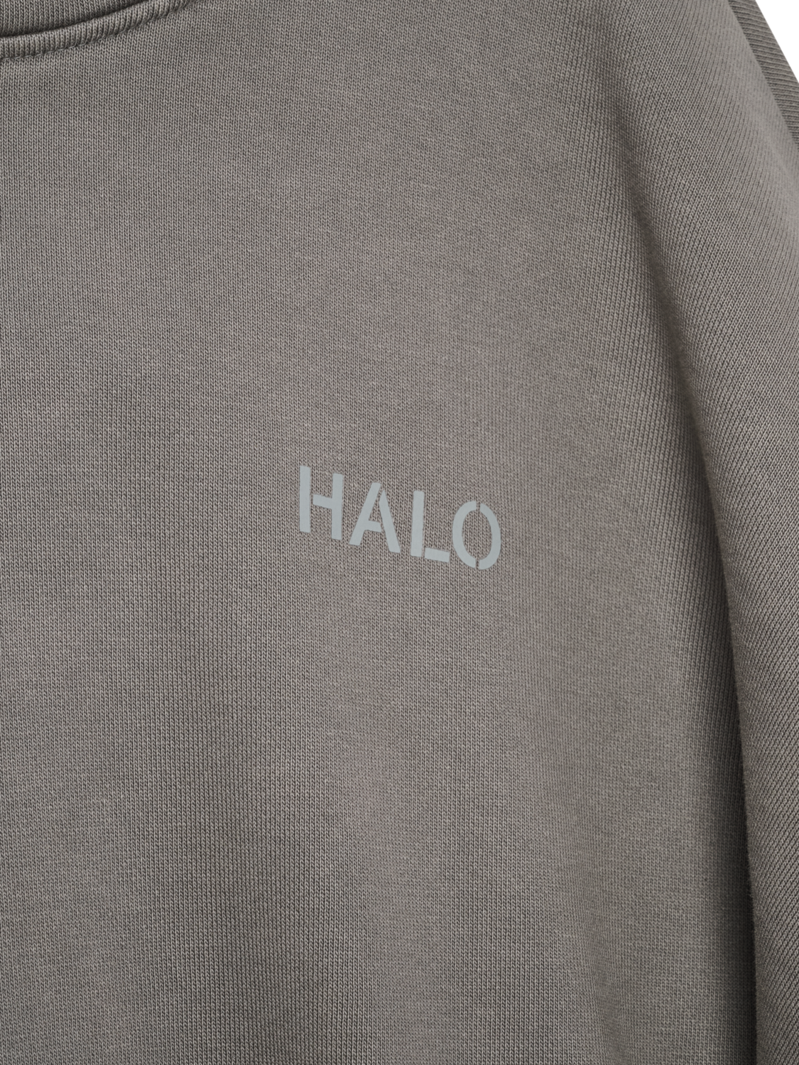 HALO DHOBI BOXY HOODIE, GUNMETAL, packshot