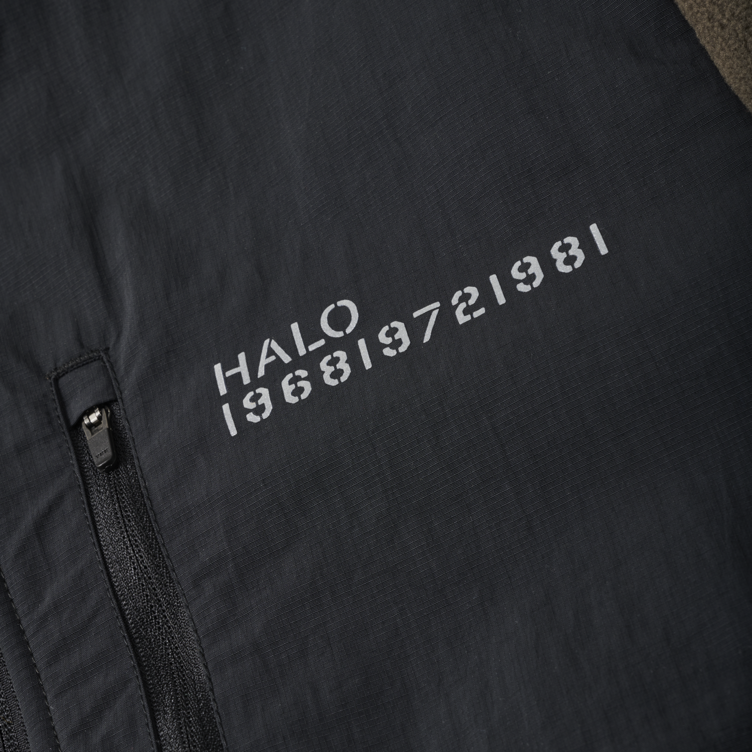 HALO BLOCKED ZIP FLEECE, MAJOR BROWN, packshot