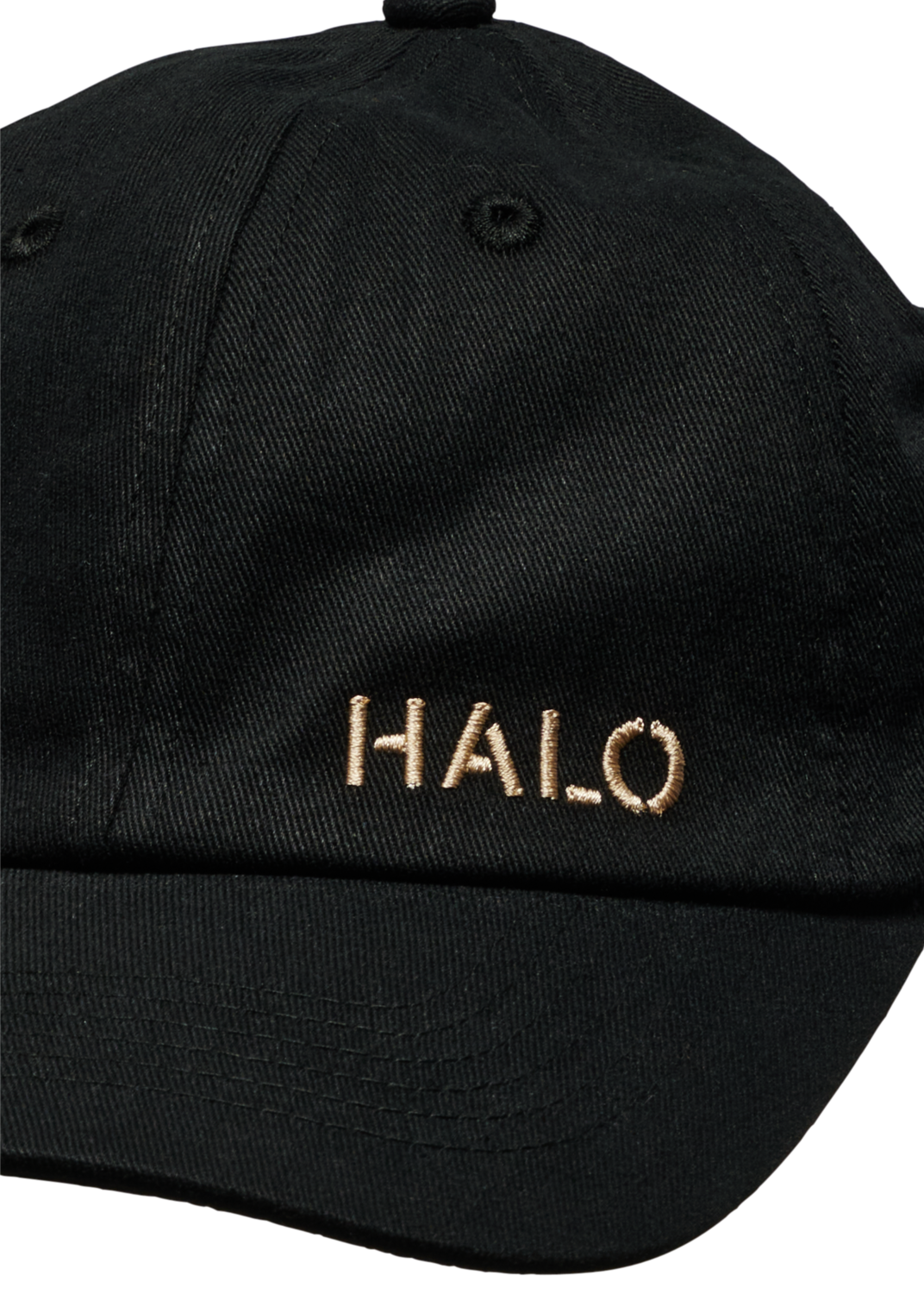 HALO COTTON CAP, BLACK/MARSHMALLOW, packshot