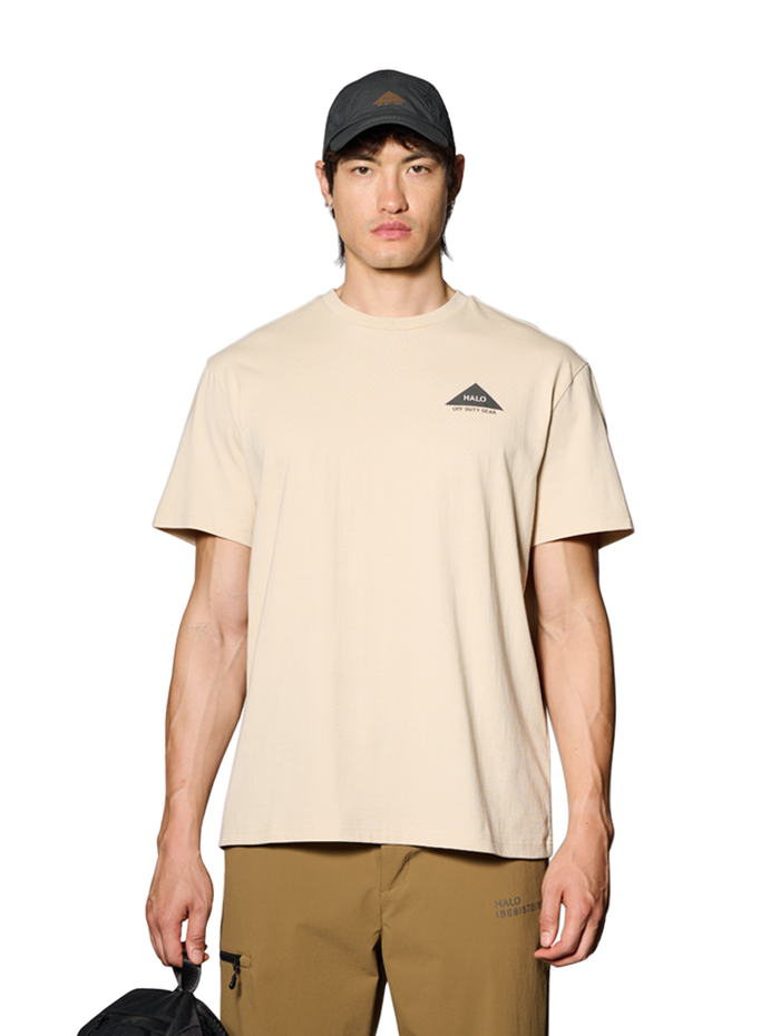 HALO ALTITUDE T-SHIRT, OYSTER GRAY, model