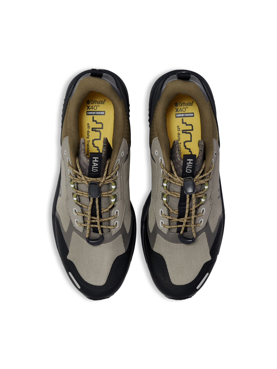 HALO TRAIL SNEAKER, FALLEN ROCK/KANGAROO/CAVIAR, packshot