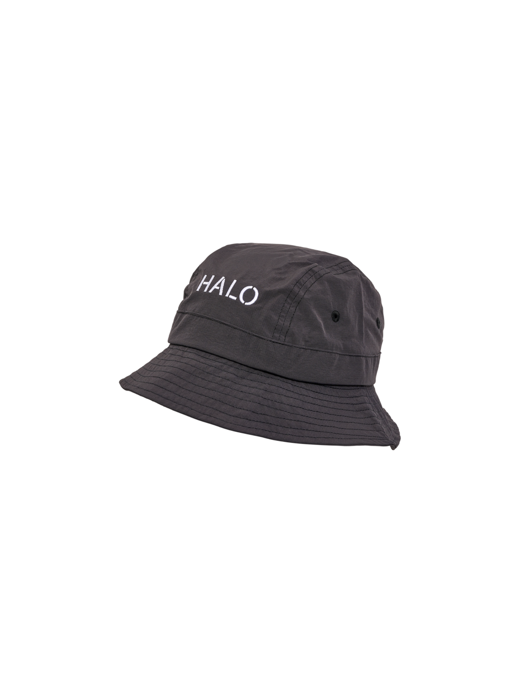 HALO BUCKET HAT NYLON, RAVEN, packshot