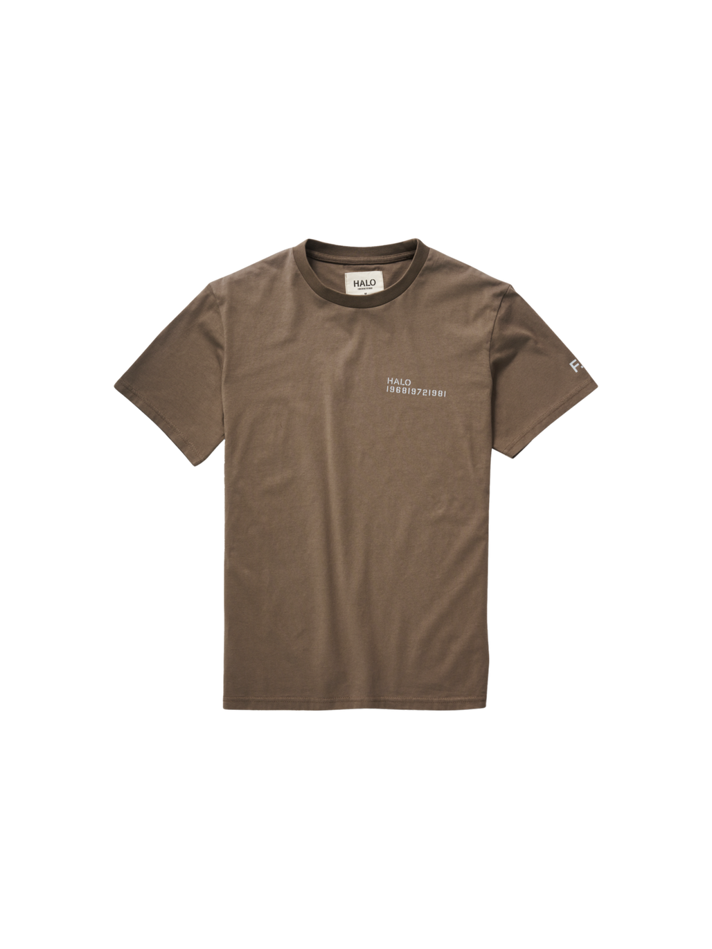 HALO COTTON TEE, MAJOR BROWN, packshot