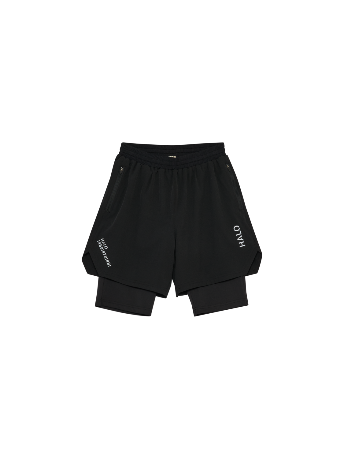 HALO 2 in 1 SHORT, BLACK, packshot