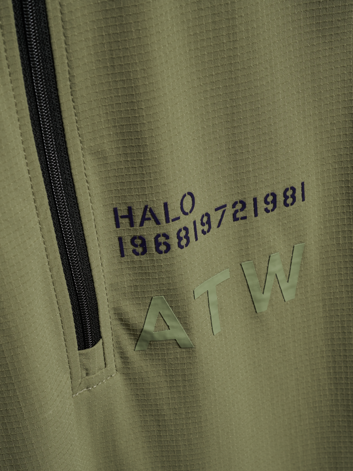 HALO AIR HALF ZIP SHIRT, MERMAID, packshot