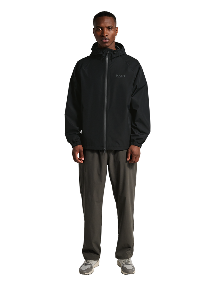 HALO RAIN JACKET, BLACK, model