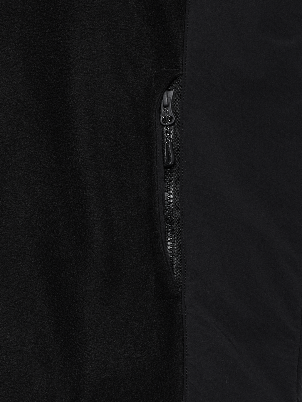 HALO WINDPROOF TEDDYFLEECE JACKET, BLACK, packshot