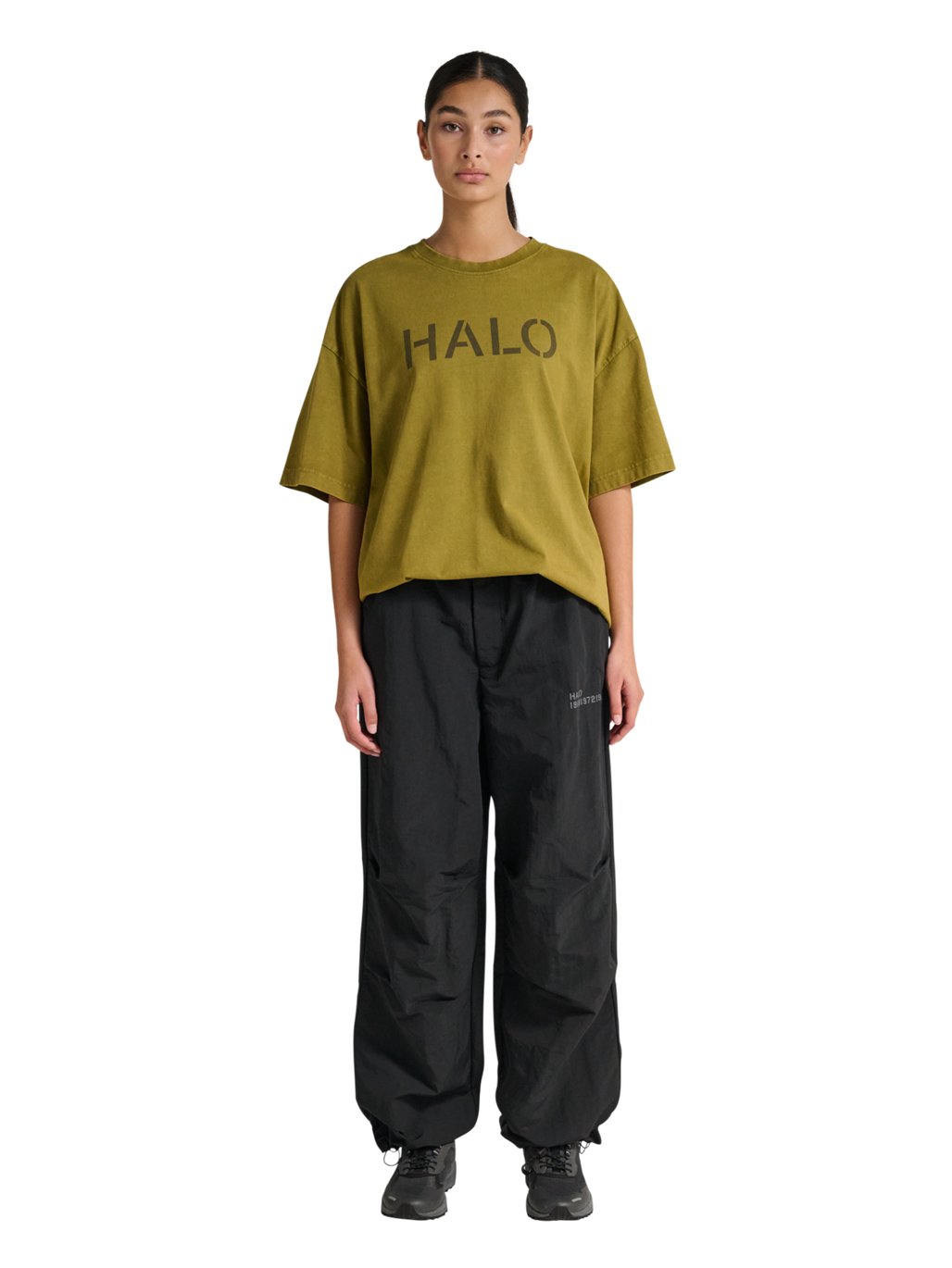 HALO CORDURA BALLON PANT, BLACK, model
