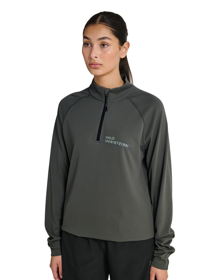 HALO SORONA HALF ZIP, GUNMETAL, model