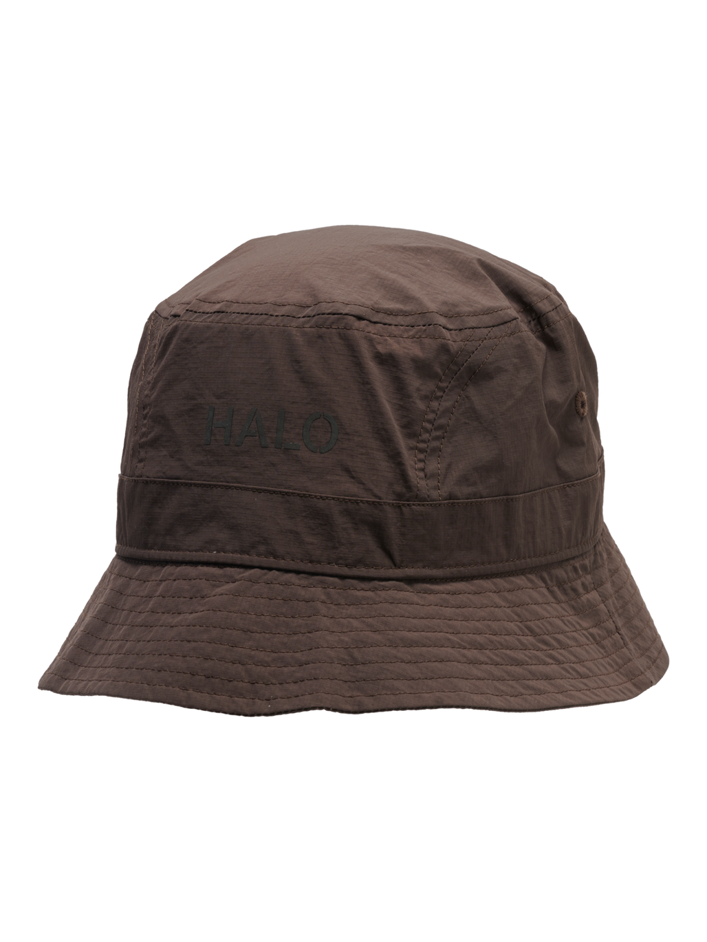 HALO NYLON BUCKET HAT, CHOCOLATE CHIP, packshot