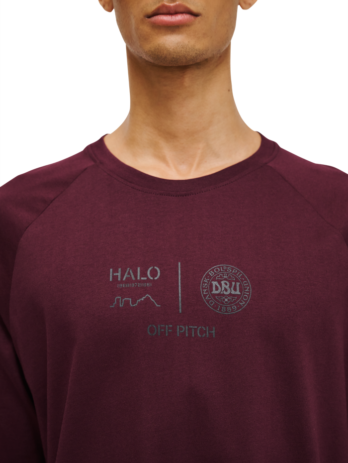 HALO DBU BOXY T-SHIRT, PORT ROYALE, model