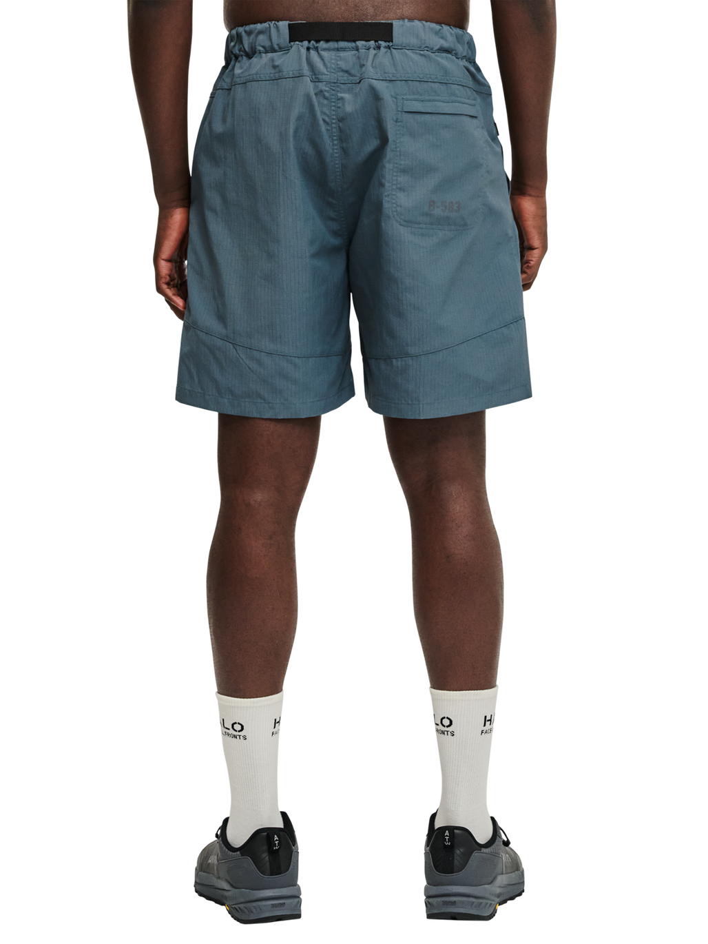 HALO ASSET SHORTS, DARK SLATE, model