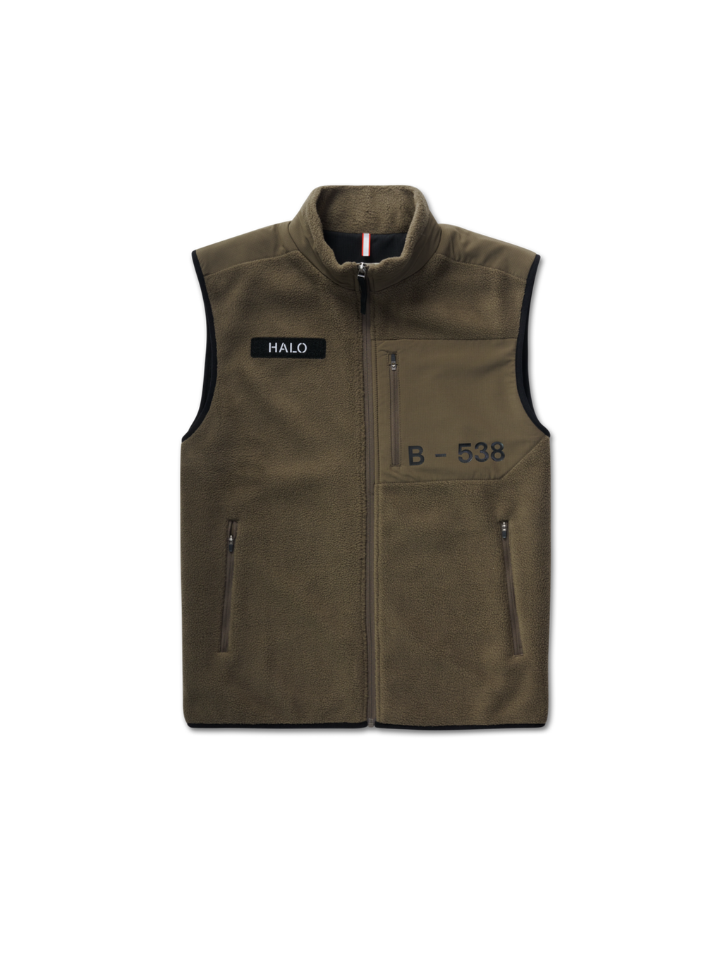HALO TEDDY FLEECE VEST, MAJOR BROWN, packshot