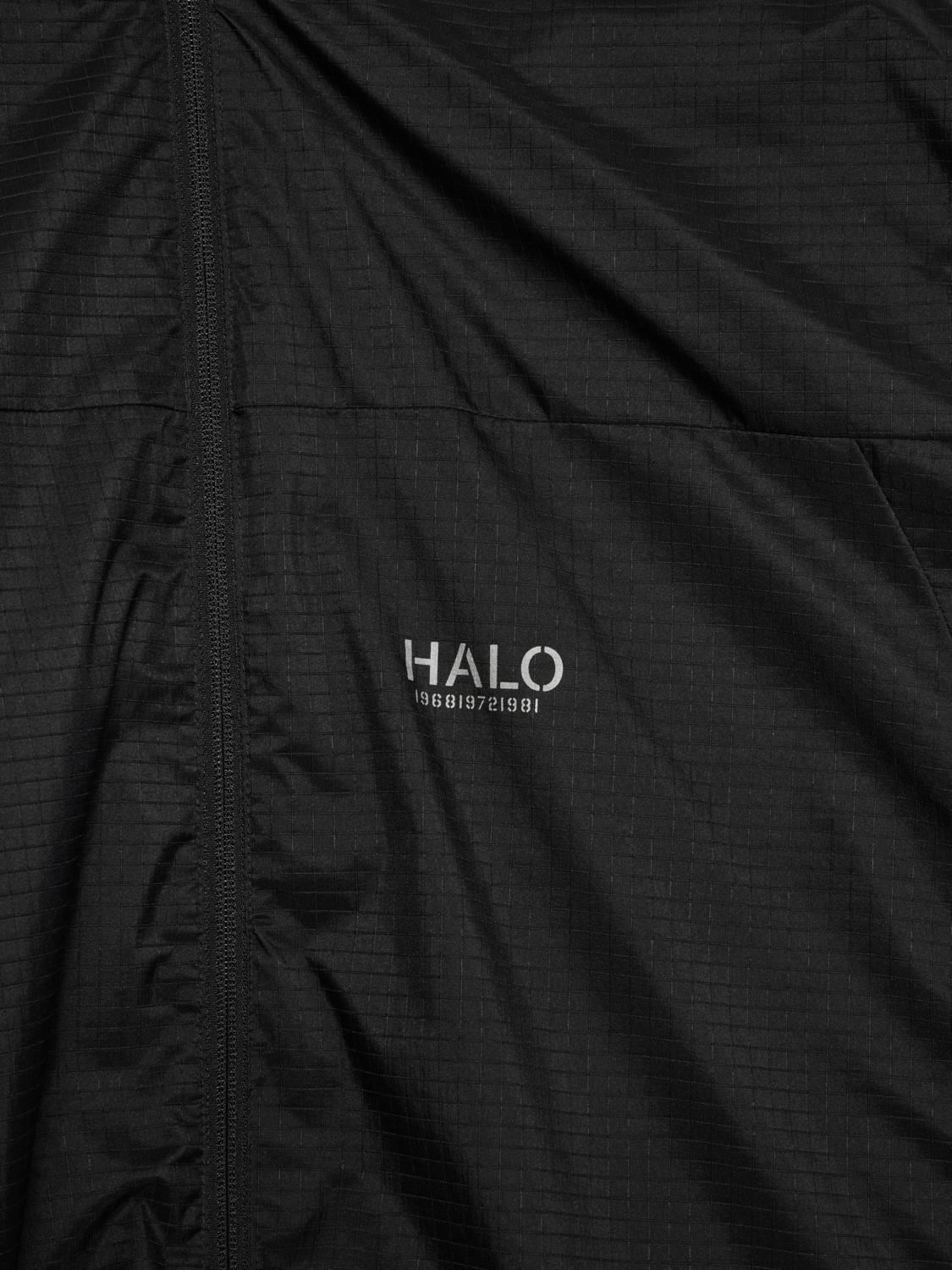 HALO RS DOWN JACKET, BLACK, packshot