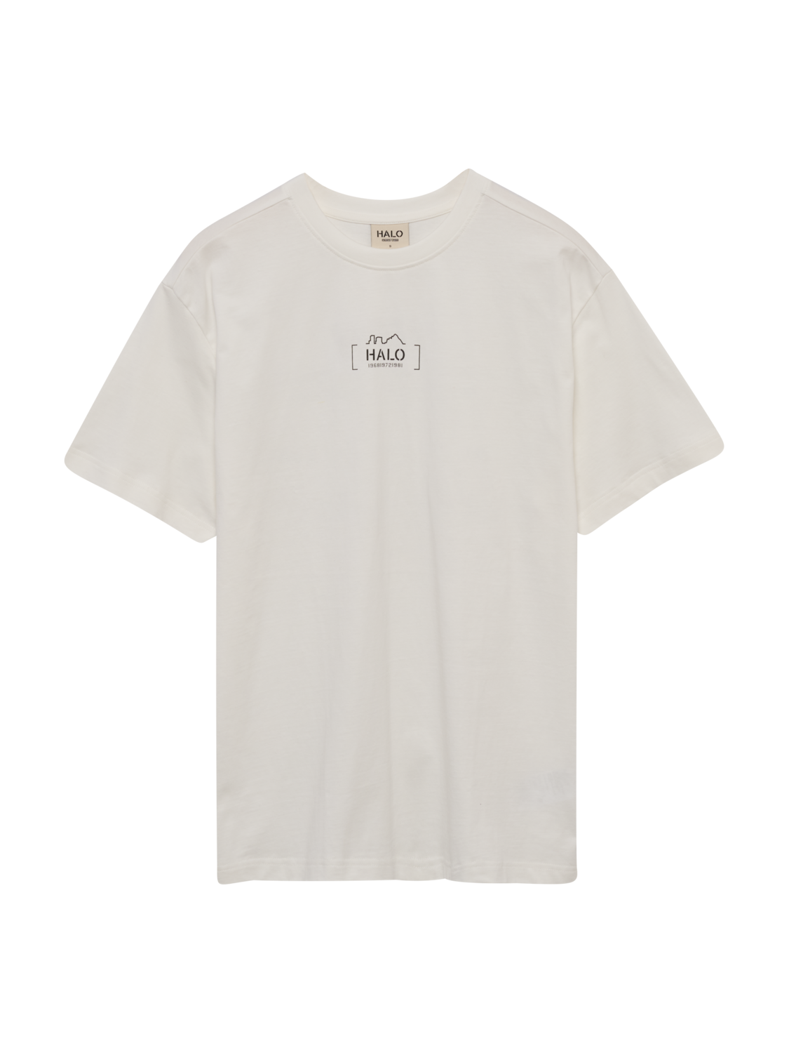 HALO GRAPHIC T-SHIRT, MARSHMALLOW/BLACK, packshot