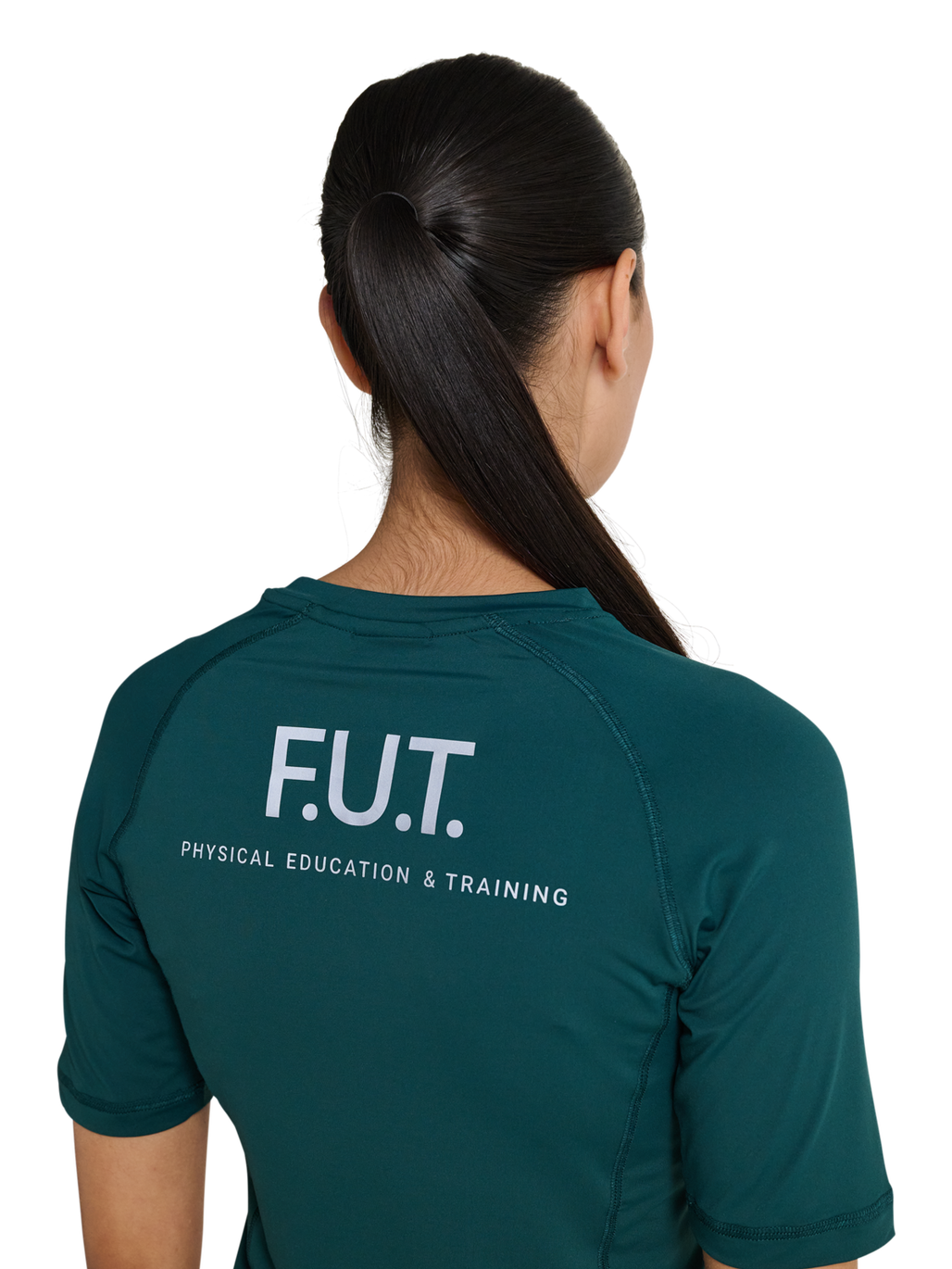 HALO WOMEN DIVISION T-SHIRT, SEA MOSS, model