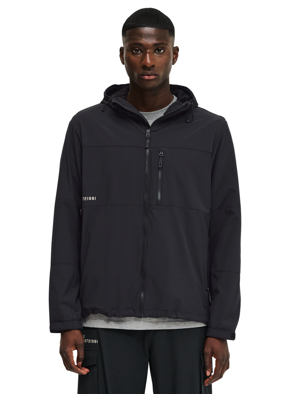 HALO AVIATION JACKET, BLACK, model