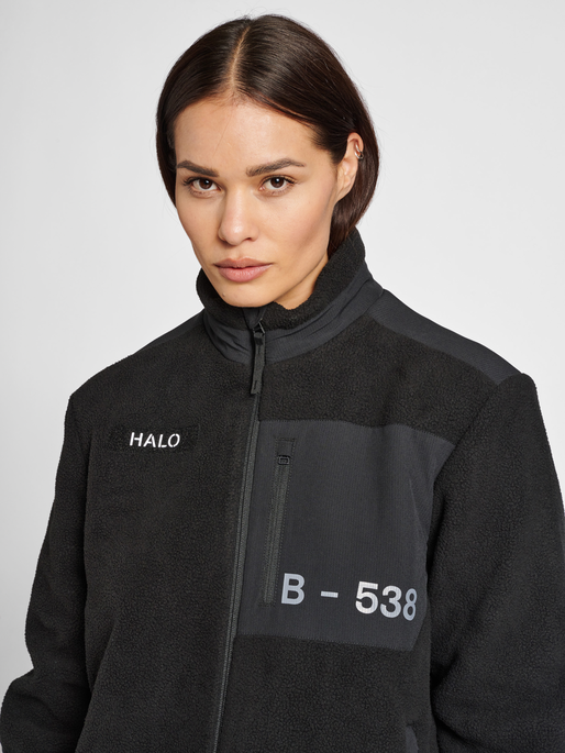 HALO TEDDY FLEECE JACKET - | newlinehalo.dk