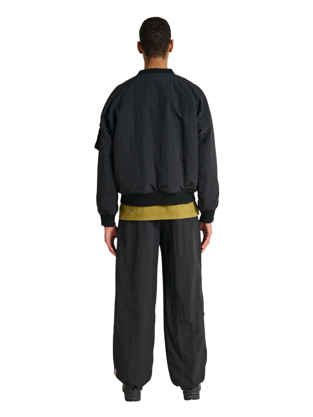 HALO CORDURA BOMBER, BLACK, model