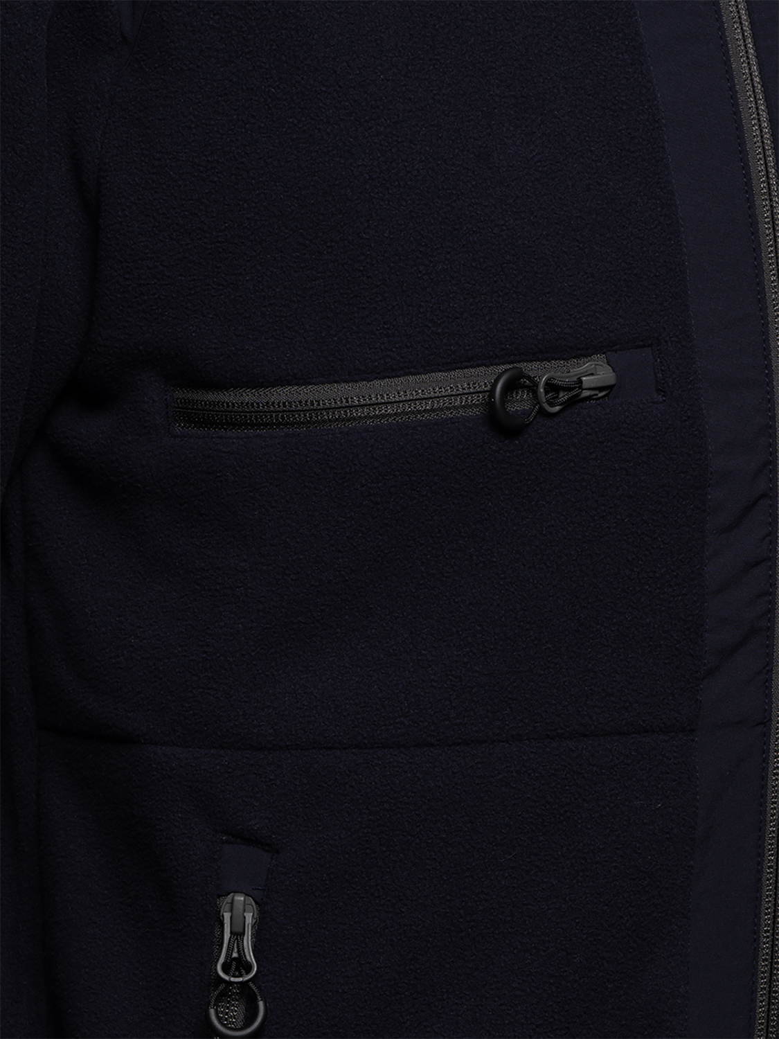 HALO PANELED FLEECE JACKET, DEEP WELL, packshot