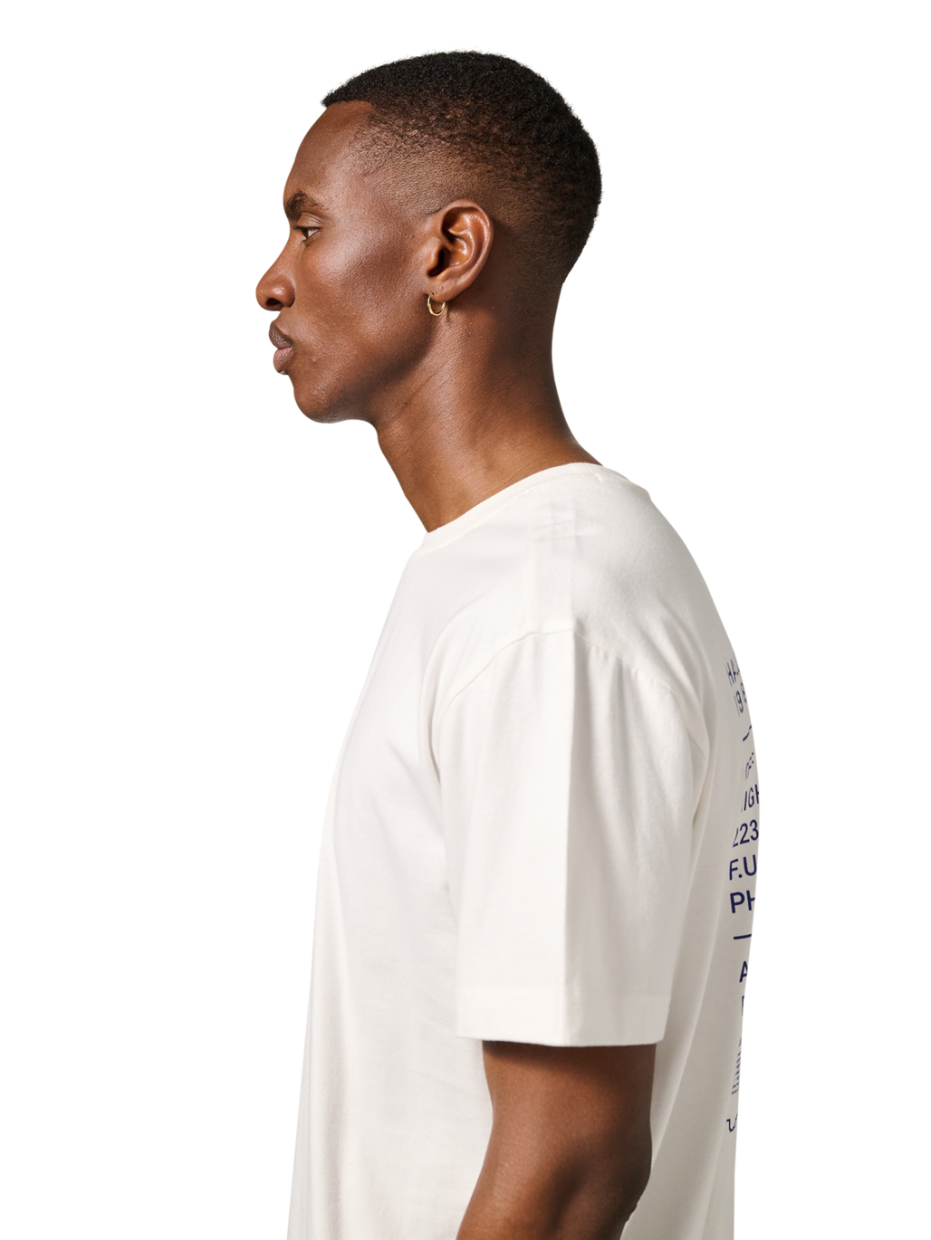 HALO GRAPHIC T-SHIRT, MARSHMALLOW, model