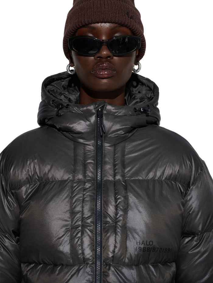 HALO TROOPER DOWN  JACKET, RAVEN, model