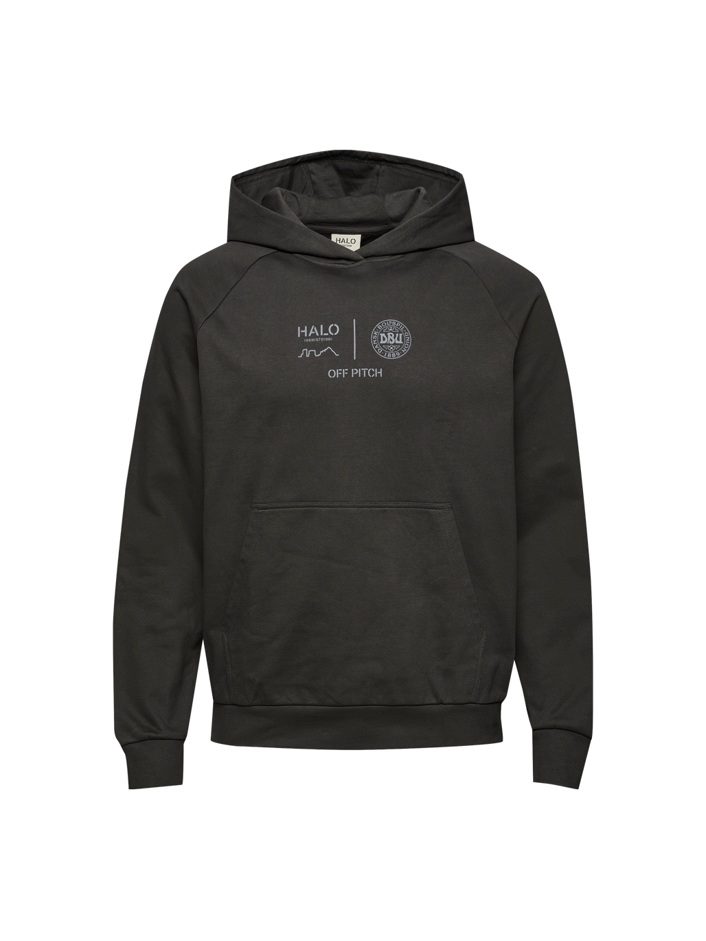 HALO DBU GRAPHIC HOODIE, RAVEN, packshot