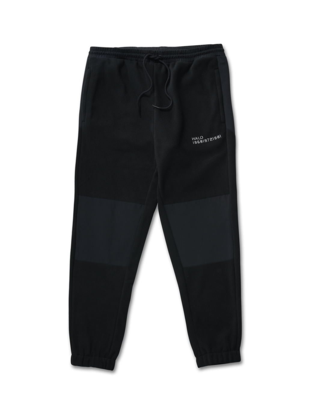 HALO FLEECE PANTS, BLACK, packshot
