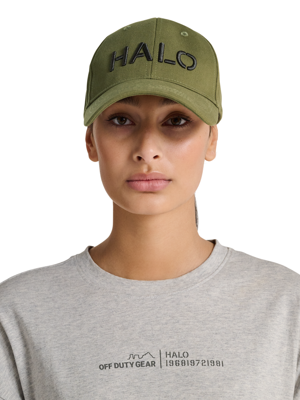 HALO UNIFORM CAP, OLIVE DRAB, model