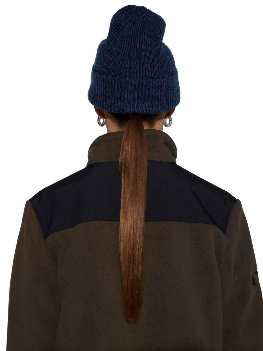 HALO WOOL MIX BEANIE, DARK SAPPHIRE, model