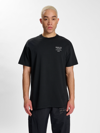 HALO HEAVY GRAPHIC T-SHIRT 223, BLACK, model