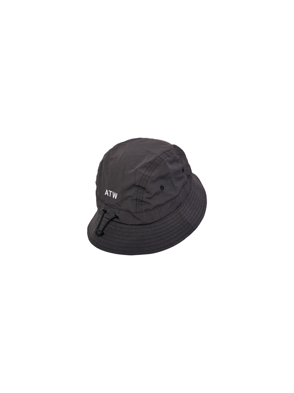 HALO BUCKET HAT NYLON, RAVEN, packshot