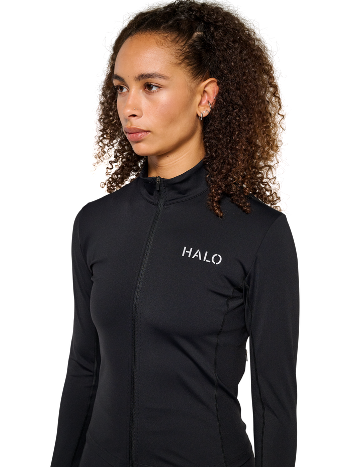 HALO WOMEN FULL ZIP 2.0, BLACK, model