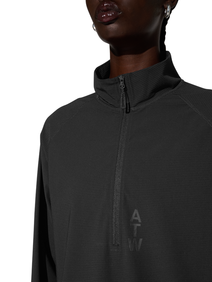HALO AIRBORNE HALF ZIP, BLACK, model