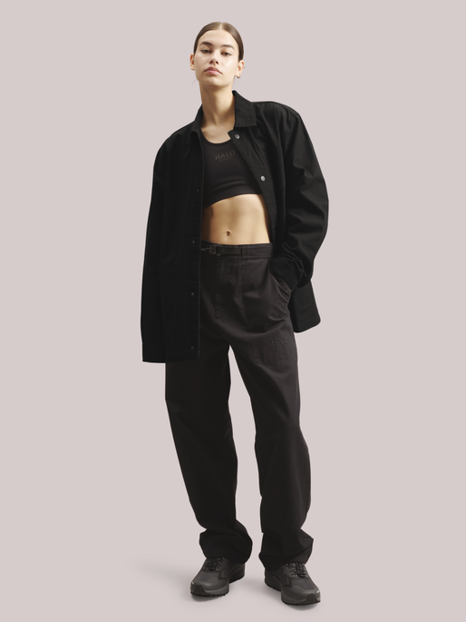 HALO UTILITY JACKET, BLACK, model