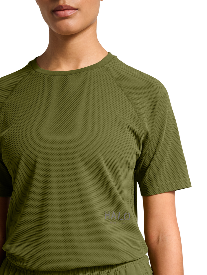 HALO SORONA T-SHIRT, OLIVE DRAB, model
