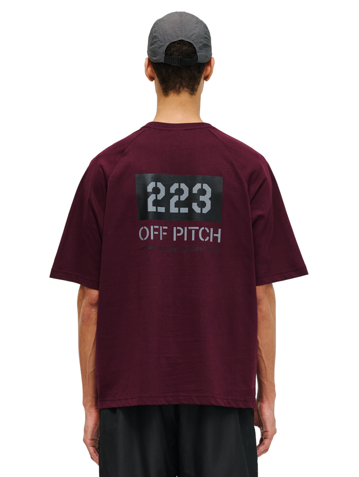 HALO DBU BOXY T-SHIRT, PORT ROYALE, model