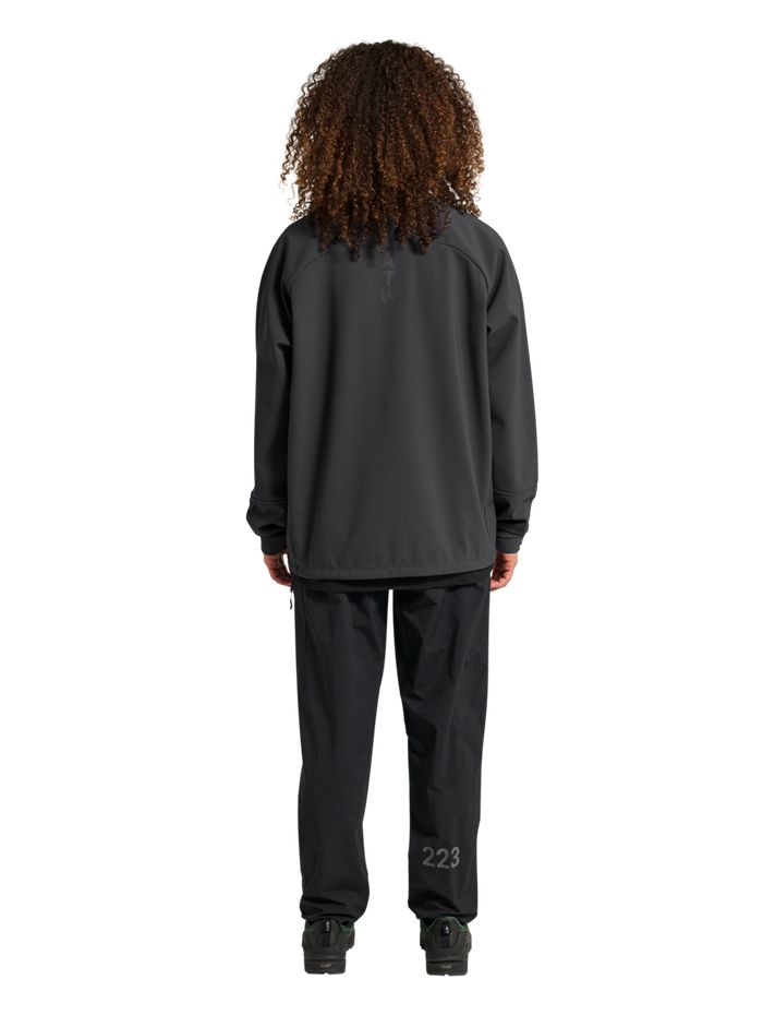 HALO ELITE SOFTSHELL JACKET, ASPHALT, model